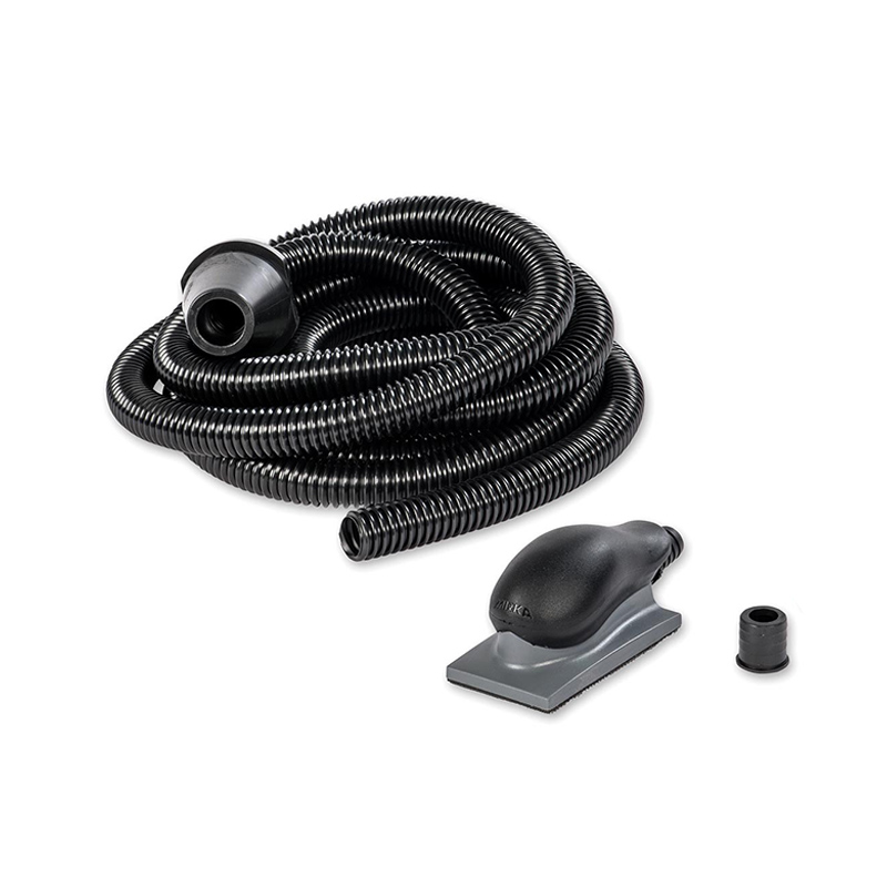 MIRKA VENTURI KIT WITH EXHAUST HOSE, HAND SANDING BLOCK, VACUUM HOSE, NYLON & DISPOSABLE BAG